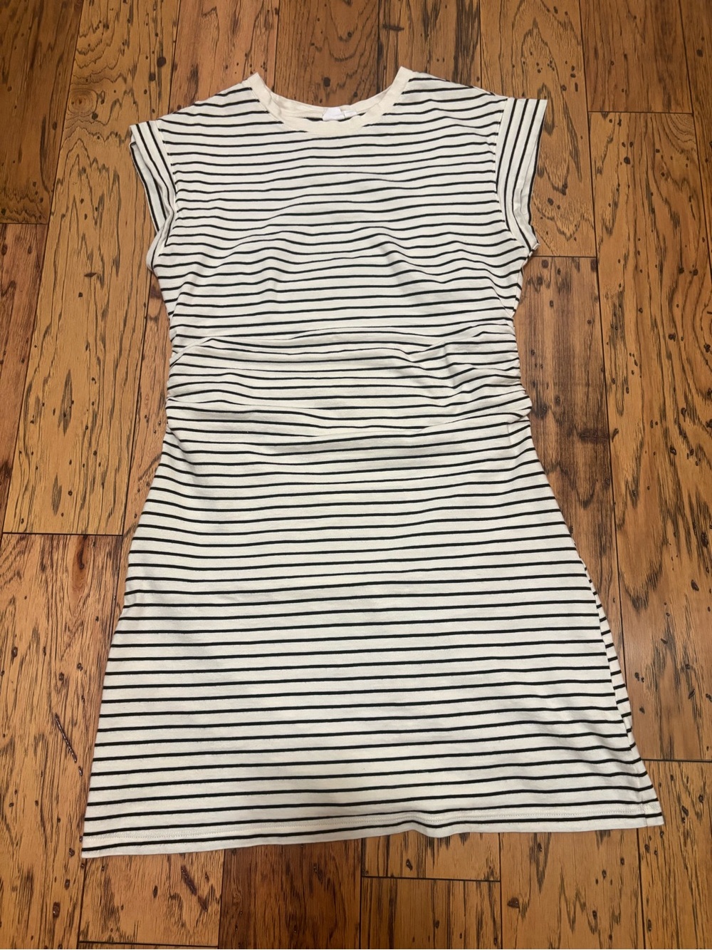 Gap Modern Rib Rouched Mini Dress